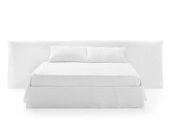 Gervasoni Ghost 81 E Double Bed with wide headboard design Paola Navone