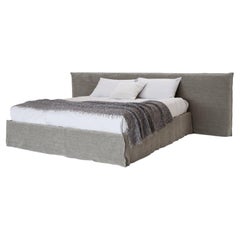 Gervasoni Ghost 81 E Double Bed with wide headboard design Paola Navone