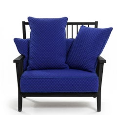 Gervasoni Gray 01 – Lounge Armchair design Paola Navone - 3D Blue