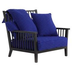 Gervasoni Gray 01 – Lounge Armchair design Paola Navone - 3D Blue