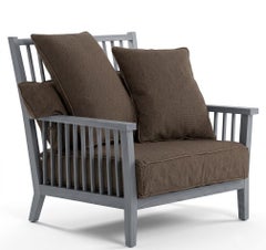 Gervasoni Gray 01 – Fauteuil de salon, création de Paola Navone - Moka