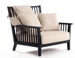 Gervasoni Gray 01 – Lounge Armchair design Paola Navone - Stone