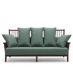 Gervasoni Gray 03 – Divano a 3 posti disegnato da Paola Navone - Menta/Acero