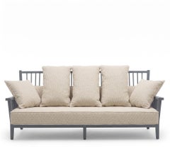 Gervasoni Gray 03 – Sofa 3 places design Paola Navone - Stone/Skybark
