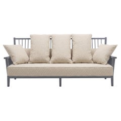 Gervasoni Gray 03 – Sofa 3 places design Paola Navone - Stone/Skybark