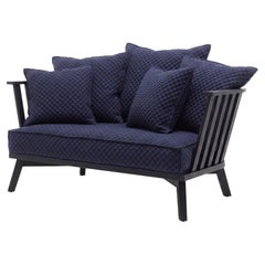 Gervasoni Gray 05 – Divano a 2 posti disegnato da Paola Navone - 3D Blu/Antracite