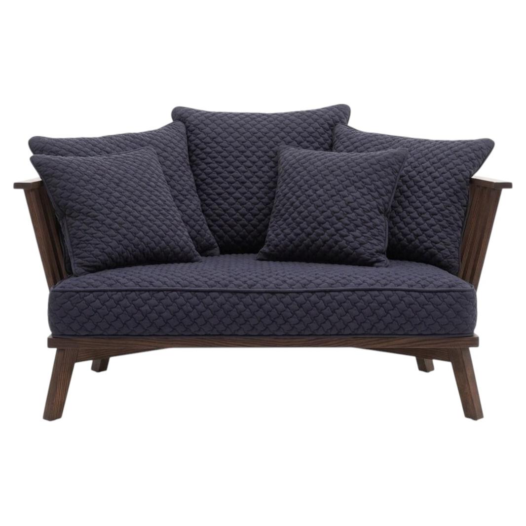 Gervasoni Gray 05 – Sofa 2 places design Paola Navone - 3D/Sepia For Sale