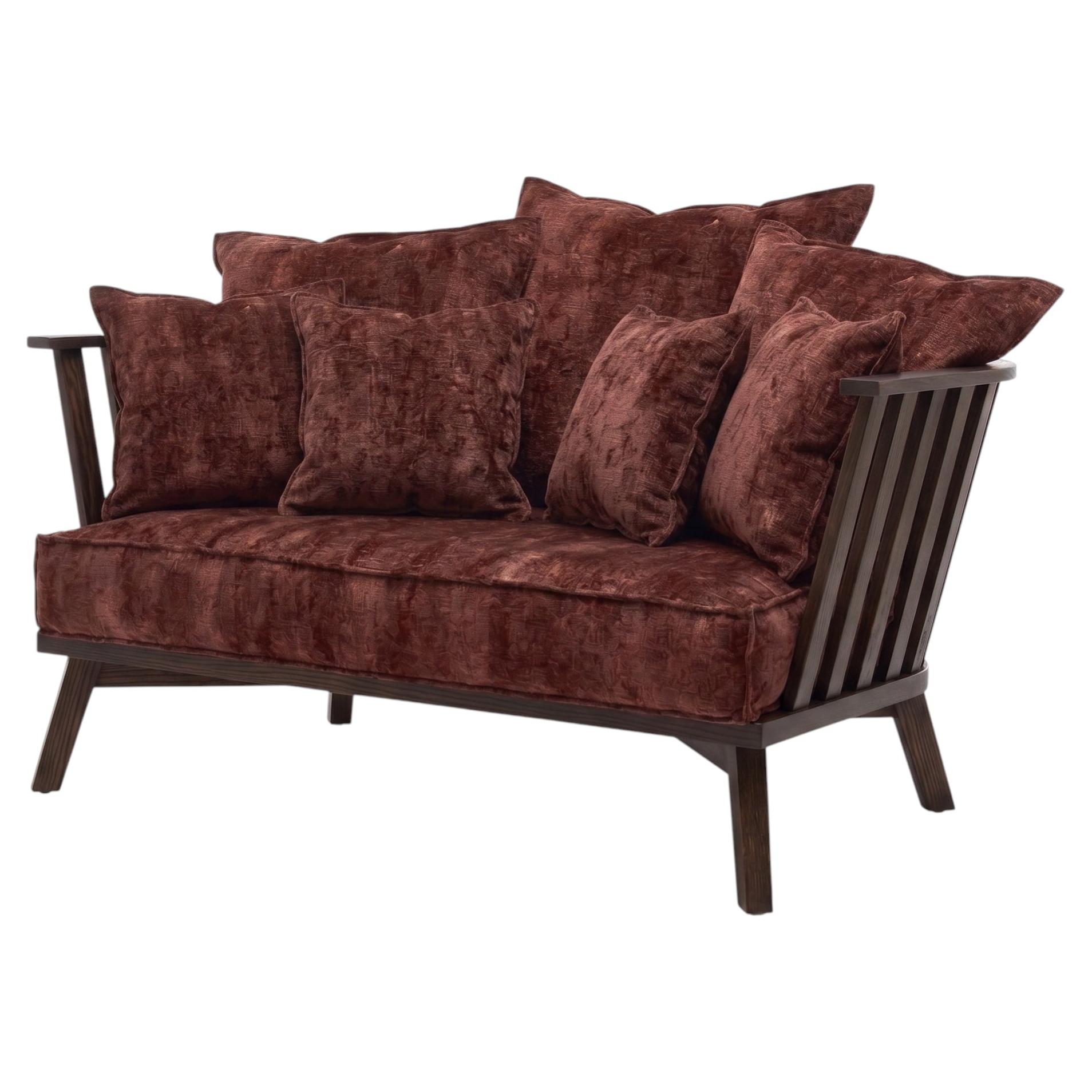 Gervasoni Gray 05 – Sofa 2 places design Paola Navone - Aurora/Sepia