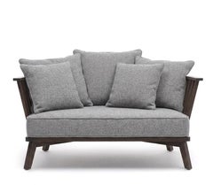 Gervasoni Gray 05 – Canapé 2 places, design Paola Navone - Heron/Sepia