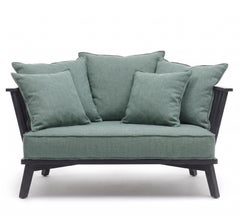 Gervasoni Gray 05 – Sofá de dos plazas diseñado por Paola Navone - Mint/Charcoal