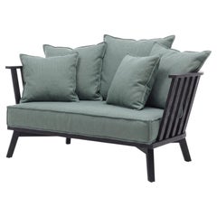 Gervasoni Gray 05 – Sofá de dos plazas diseñado por Paola Navone - Mint/Charcoal