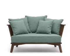 Gervasoni Gray 05 – Canapé 2 places, design Paola Navone - Menthe/Sépia