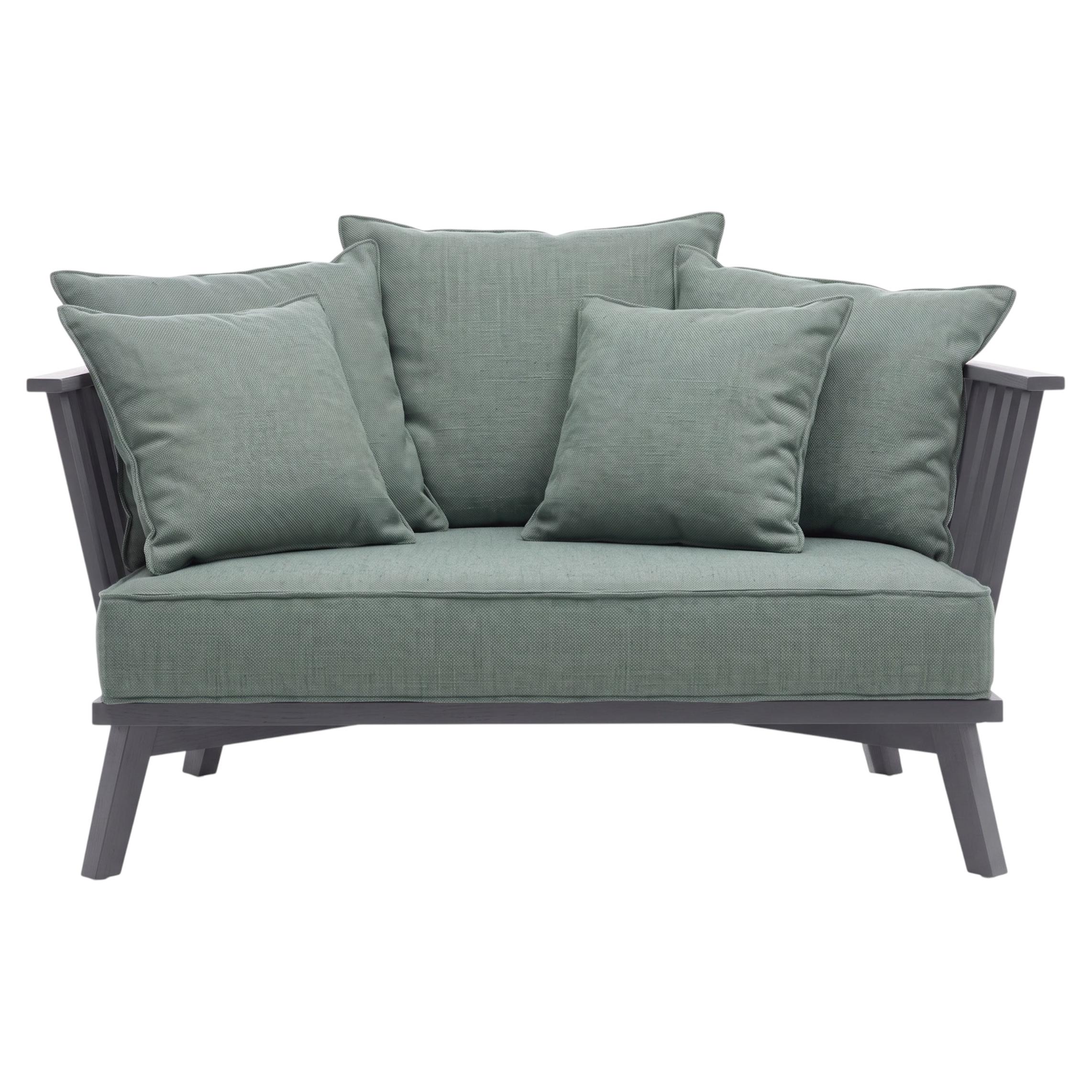 Gervasoni Gray 05 – 2-Sitzer-Sofa, Design: Paola Navone – Mint/Skybark