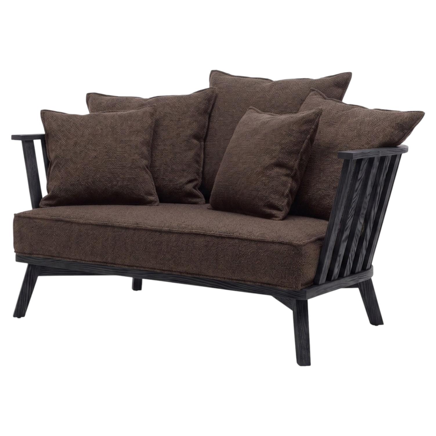 Gervasoni Gray 05 – Sofa 2 places design Paola Navone - Mocha/Charcoal