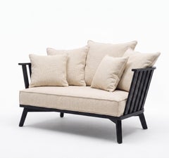 Gervasoni Gray 05 – Sofa 2 places design Paola Navone - Stone/Charcoal