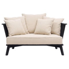 Gervasoni Gray 05 – Sofa 2 places design Paola Navone - Stone/Charcoal