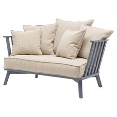 Gervasoni Gray 05 – Sofa 2 places design Paola Navone - Stone/Skybark