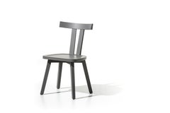 Gervasoni Gray 23 Chair in Grey Lacquered Oak by Paola Navone