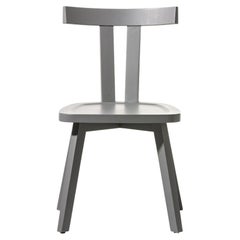 Gervasoni Gray 23 Chair in Grey Lacquered Oak by Paola Navone
