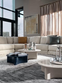 Gervasoni GUNA 11 Small Coffee Table - Chiara Andreatti - White