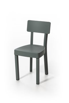 Silla de exterior Gervasoni Inout 23 de aluminio lacado salvia by Paola Navone