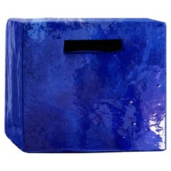 Table basse Gervasoni Inout 41 par Paola Navone - Bleu
