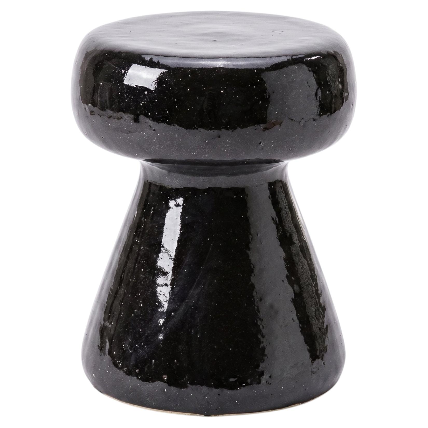 Gervasoni Inout 44 Table basse / Pouf par Paola Navone - Noir