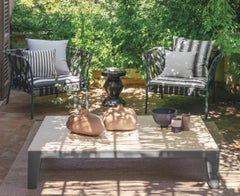 Gervasoni Inout 48 Coffee Table / Pouf by Paola Navone - Anthracite
