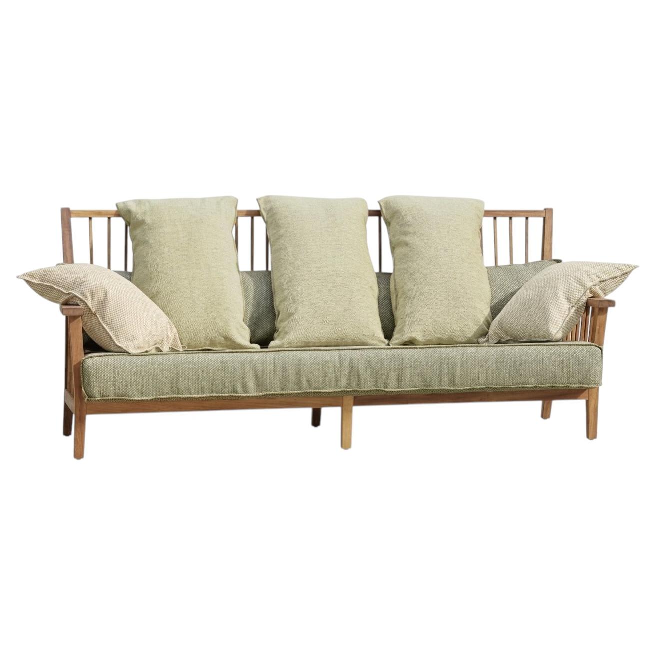 Gervasoni Inout 703 Outdoor sofa – design Paola Navone - Oiled Iroko structure