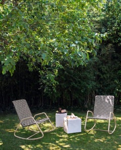 Gervasoni Inout 809 Rocking Chair – design Paola Navone - Pearl