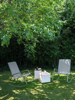Gervasoni Inout 809 Rocking Chair - design Paola Navone - Slate