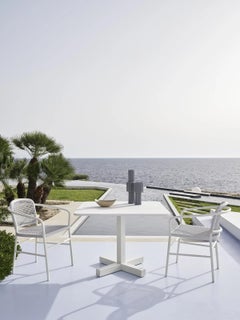 Gervasoni Inout 847 Table - Paola Navone Aluminium leg and concrete top - 100 cm