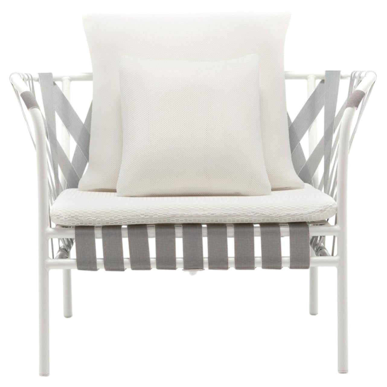 Gervasoni Inout 851 Sillón diseño Paola Navone Aluminio con tejido elástico en venta