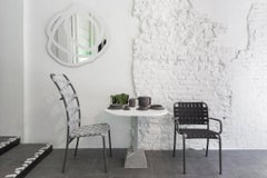 Gervasoni Inout 855 Chair Paola Navone Aluminium structure with elastic weaving