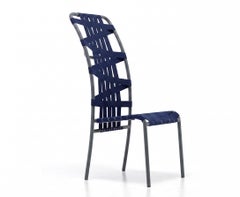 Gervasoni Inout 855 Chair Paola Navone Aluminium structure with elastic weaving