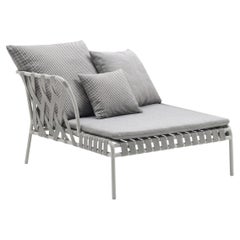 Gervasoni Inout 858 L Chaise Longue - design Paola Navone - Tumbona con brazo izquierdo
