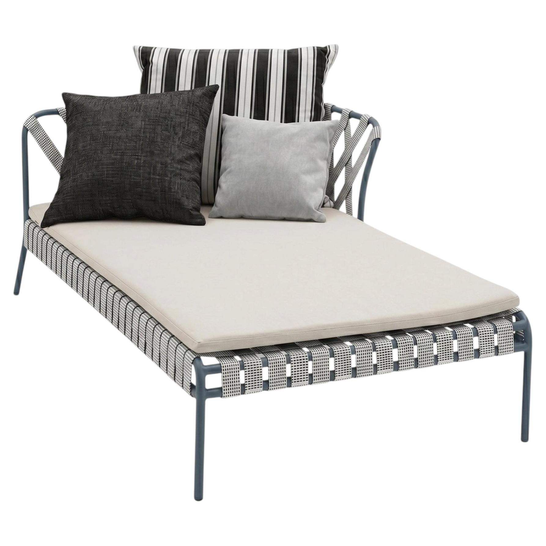 Gervasoni Inout 859 R Chaise Longue - design Paola Navone - Tumbona con brazo derecho en venta