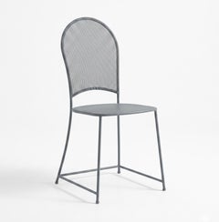 Gervasoni Inout 873 Chair - design Paola Navone - Perforated seat - Slate