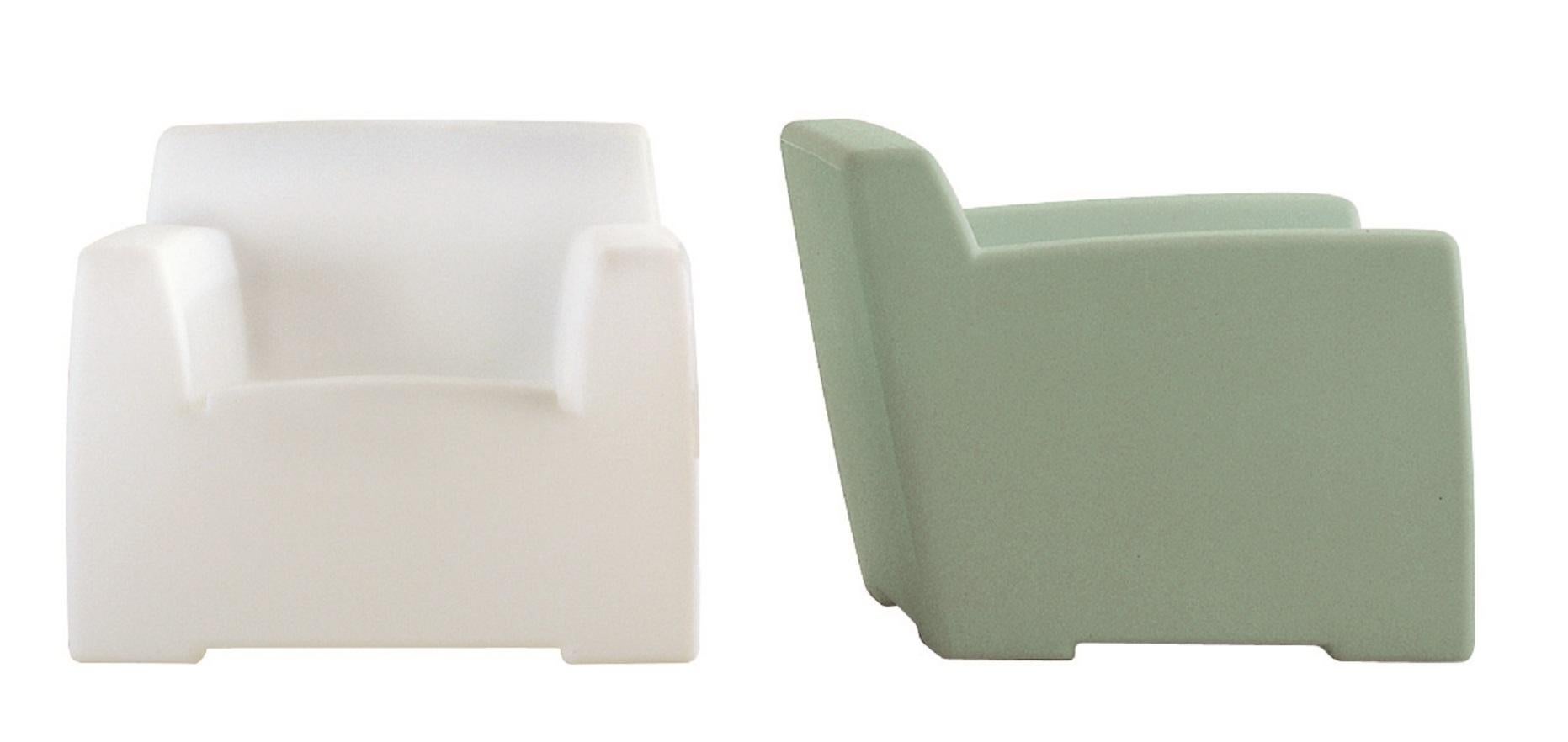 Gervasoni Inout-Sessel aus weißem Opalweiß-Polyethylene in Weiß von Paola Navone (Moderne)