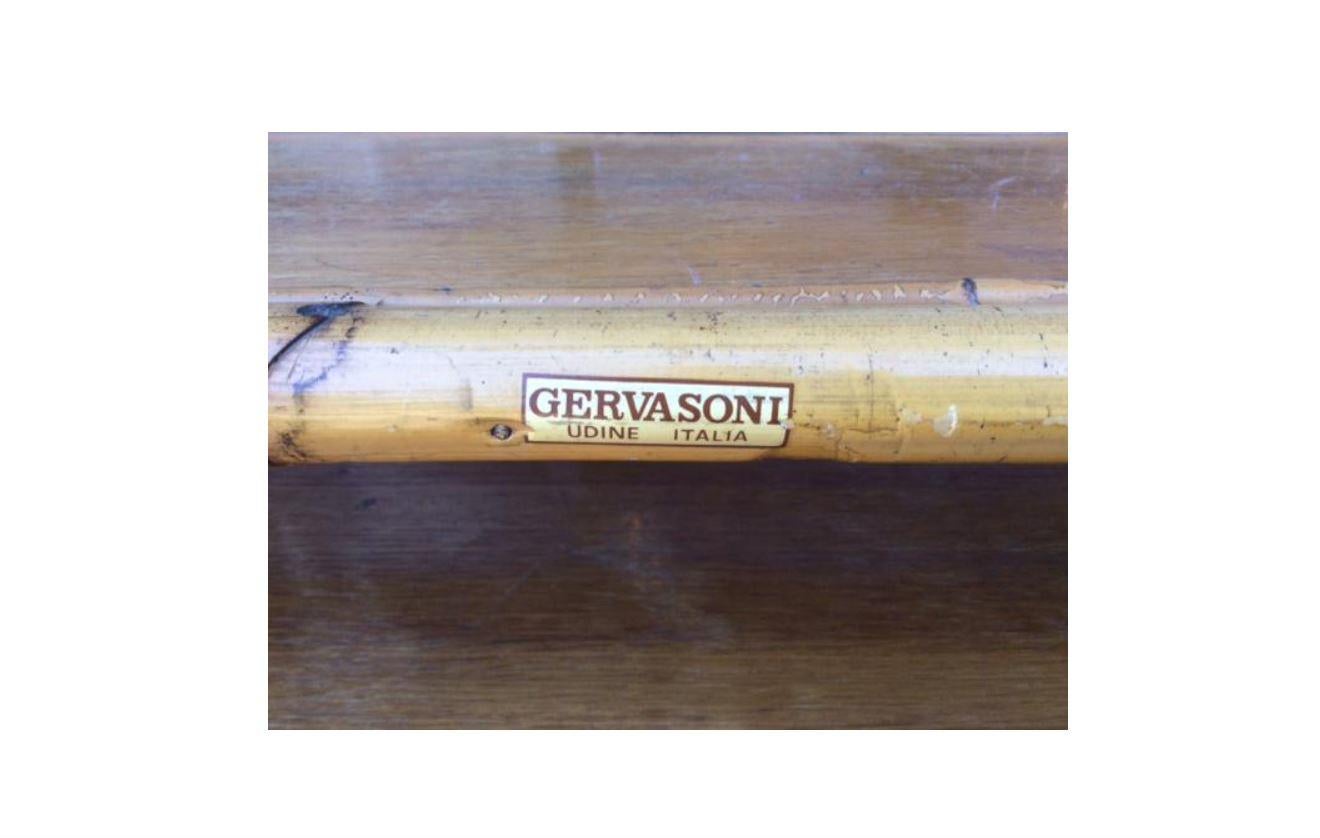 20th Century Gervasoni Italian Bentwood Bamboo Console