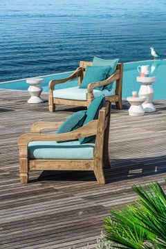 Gervasoni Jeko 05 Outdoor armchair - design Paola Navone - ECOTeak