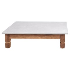 Gervasoni Jeko 11 Coffee Table - design Paola Navone - ECOTeak - Concrete top