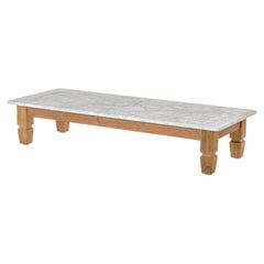 Gervasoni Jeko 14 Coffee Table design Paola Navone - ECOTeak - Carrara marble