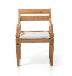 Gervasoni Jeko 24 Armchair / Chair with arms - design Paola Navone - ECOTeak