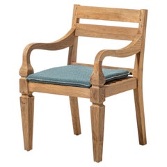 Gervasoni Jeko 24 Armchair / Chair with arms - design Paola Navone - ECOTeak