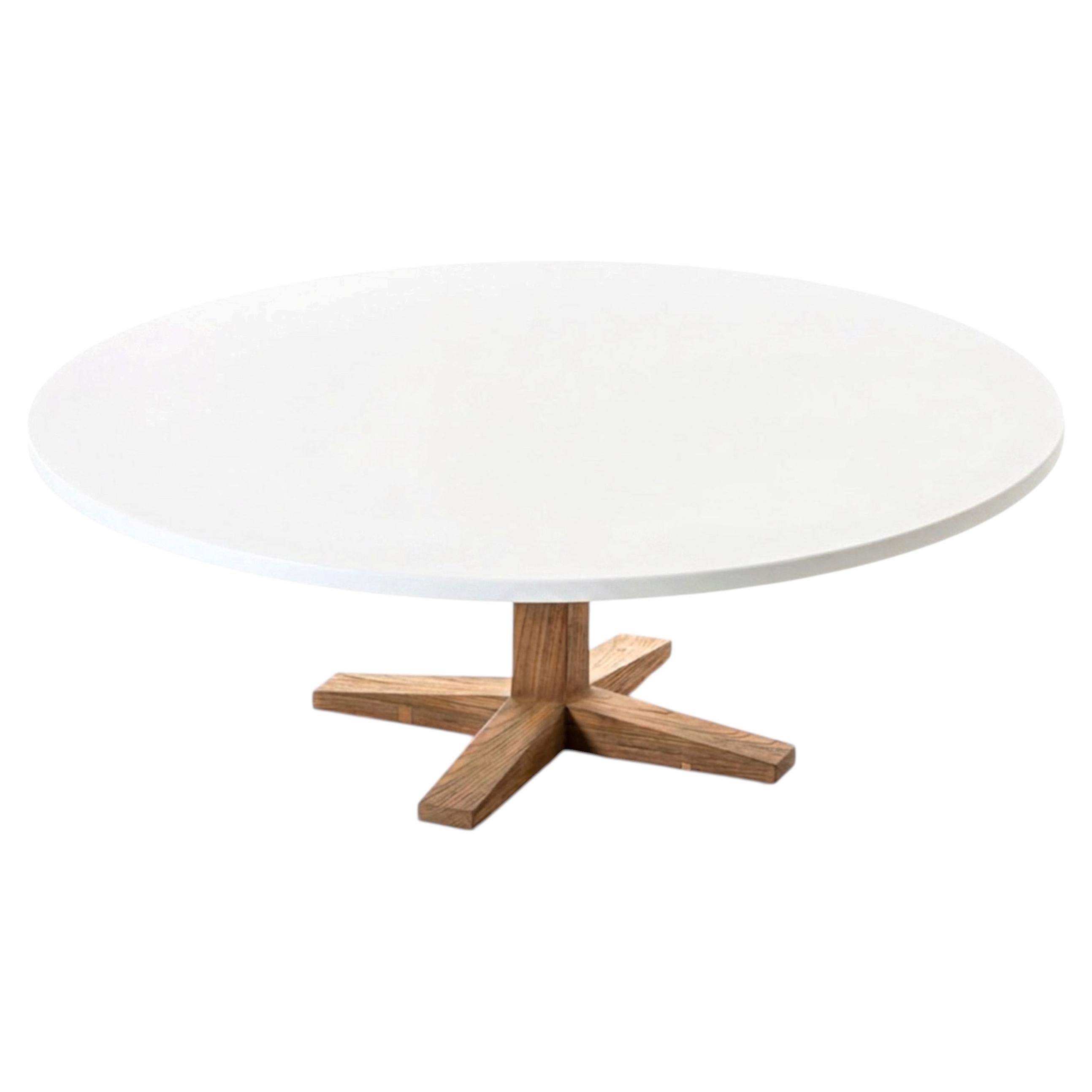 Gervasoni Jeko 46 Coffee Table design Paola Navone - ECOTeak - Concrete top For Sale