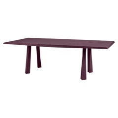 Gervasoni JORN 34 Table – design Federica Biasi - W 200 cm 78.7 inc - Burgundy