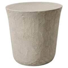 Gervasoni Kasane 19 Pouf - design Nendo - Clay-finished surface - Sabbia