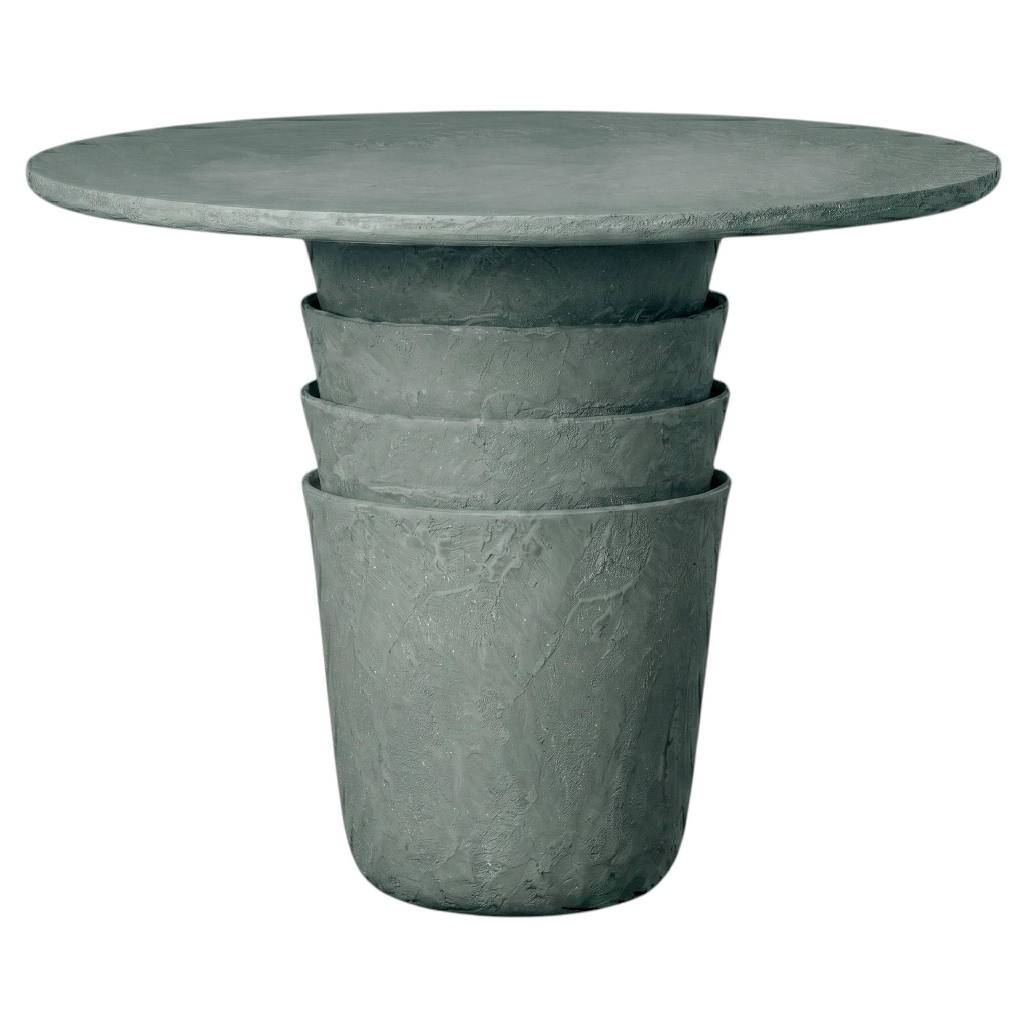 Gervasoni Kasane 35 Table - design Nendo - Clay-finished structure - Giada