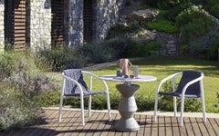 Gervasoni Ken 23 Outdoor chair design Paola Navone - Aluminium with woven rope